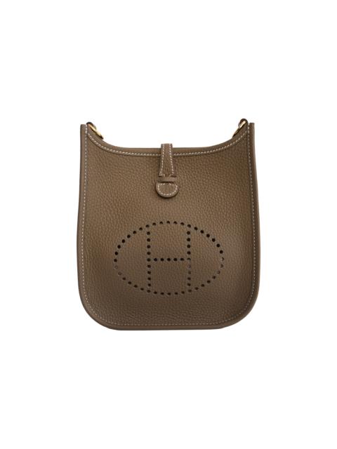 Hermès Hermes Evelyne TPM Clemence Palladium Hardware Etoupe