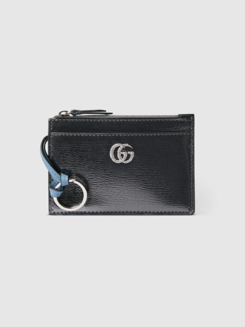 GUCCI GG Marmont zip key pouch