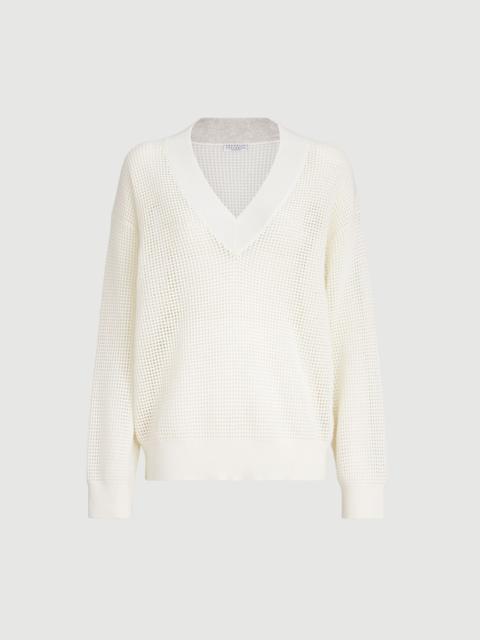 Brunello Cucinelli Cashmere net sweater