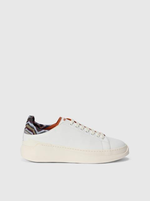 Missoni Sneakers with zigzag fabric insert and logo