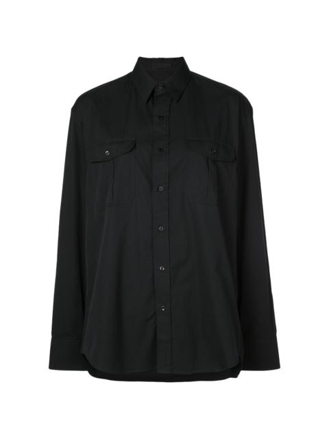Release 03 tailored poplin shirt