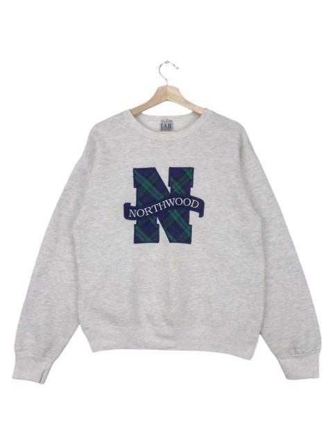 Other Designers American College - 90’s Northwood University Sweatshirt Embroidered Logo