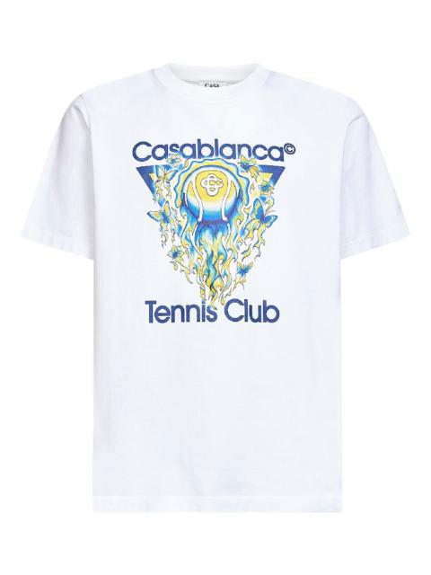 CASABLANCA White Tennis Club Icon T-shirt