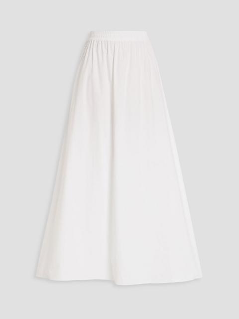 MATTEAU Cotton-poplin midi skirt