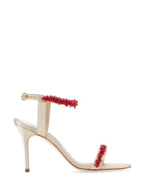 Manolo Blahnik Manolo Blahnik Women Sand Satin Cienzan Sandals