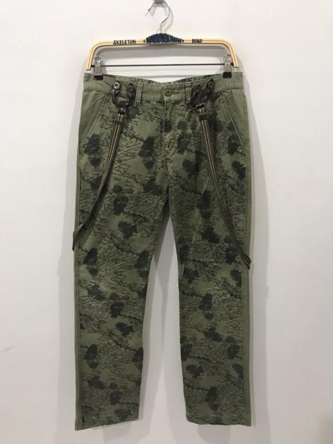 Other Designers Japanese Half Print Street Designer Suspender Military Pant