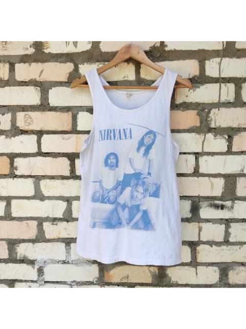 Other Designers Tan Top Sleeveless Band Nirvana Lineup © 2012