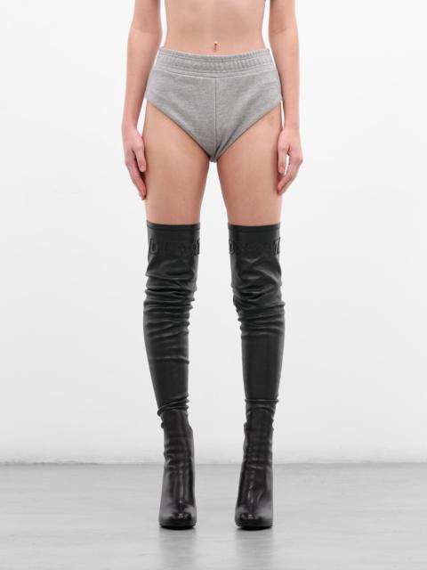 VETEMENTS Gray Molleton Hot Pants Briefs