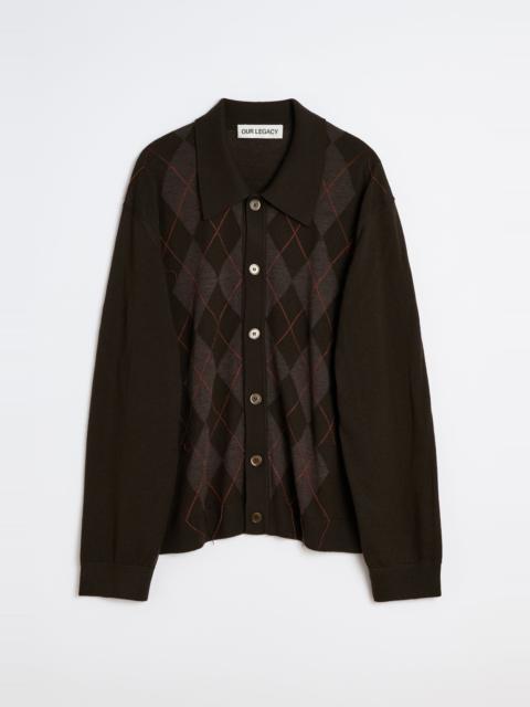 Our Legacy Our Legacy Evening Polo Pub Argyle Fine Wool