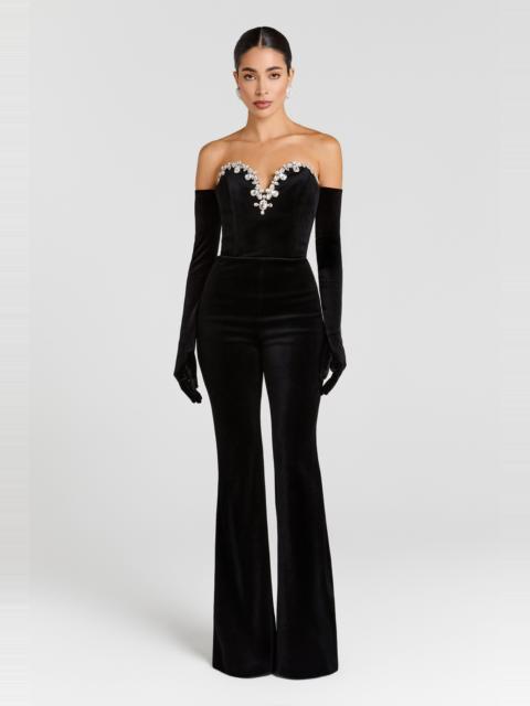 NADINE MERABI Ines Black Jumpsuit
