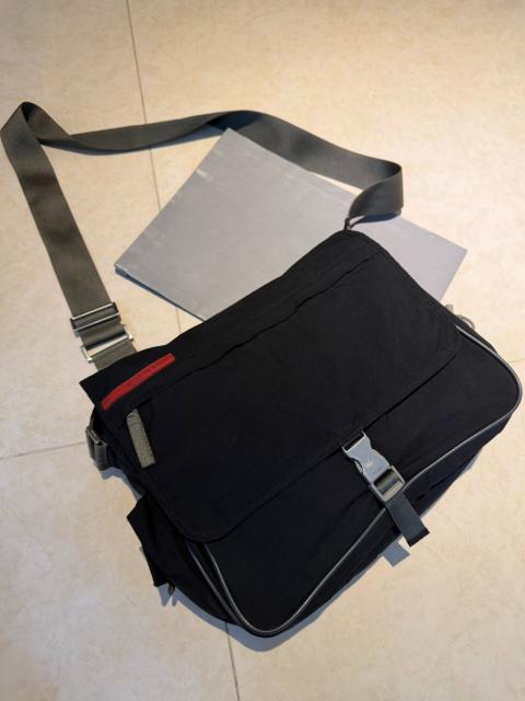 Prada Prada Sports Label Crossbody Silver Bag