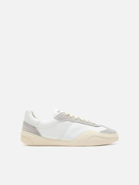 Acne Studios Leather sneakers - White/white