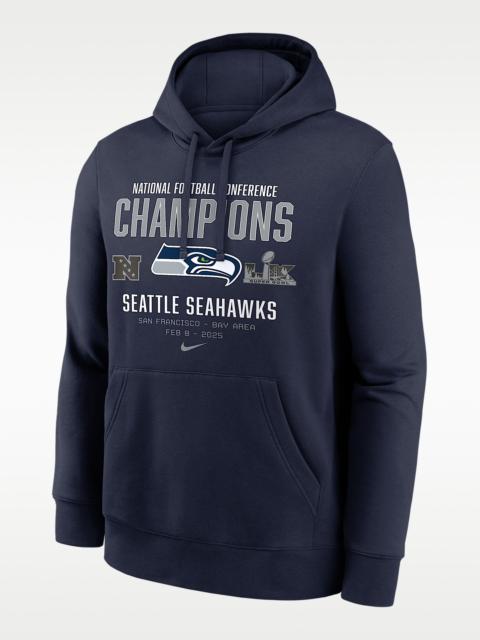 Nike Seattle Seahawks 2026 NFC Champions Team Nation Men's Nike NFL Pullover Hoodie