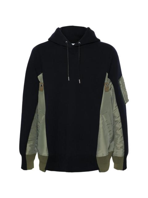 sacai Sacai Blue Sweaters & Knitwear - Hoodies Men