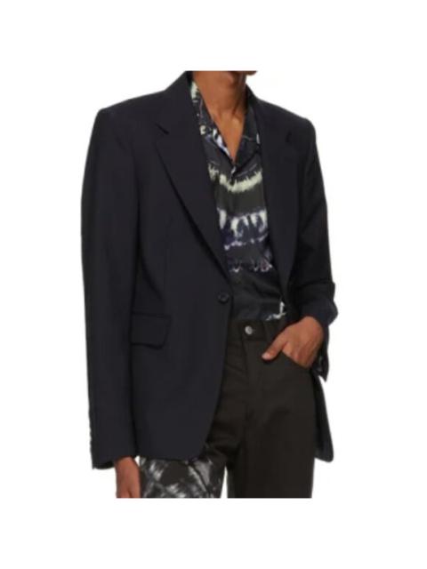 Dries Van Noten BNWT AW19 DRIES VAN NOTEN BORRIS NAVY JACKET 50