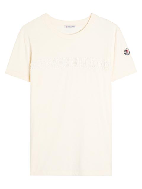 Moncler Moncler Logo-appliquéd Cotton T-shirt