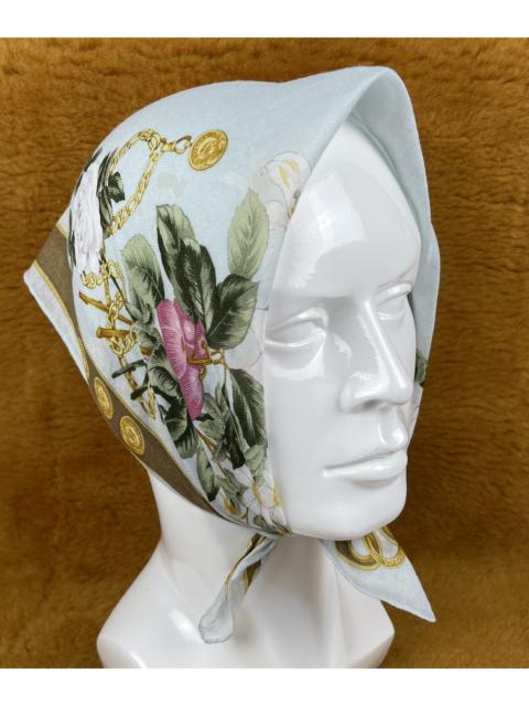 Other Designers Vintage - vintage burberry bandana handkerchief neckerchief HC0660