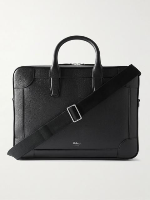 Mulberry Belgrace Full-Grain Leather Briefcase Black