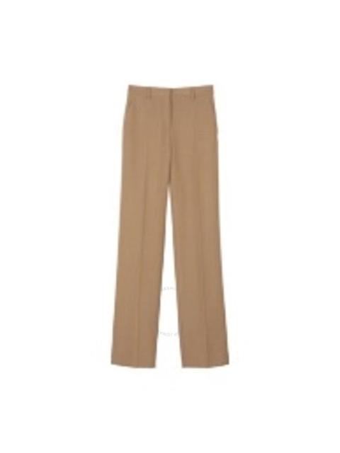 Burberry Lottie Straight-Leg Wool Trousers, Brand Size 6 ( US Size 4 )