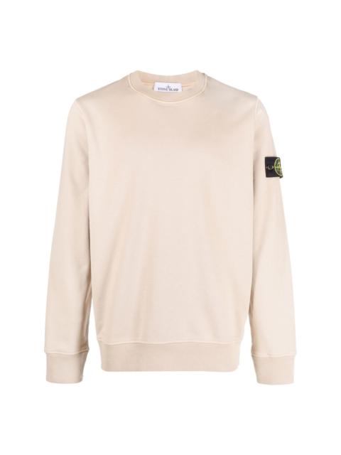 Stone Island Compass-patch crew-neck sweatshirt