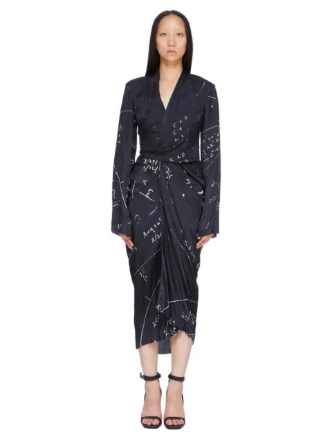 Rick Owens WRAP LS DRESS