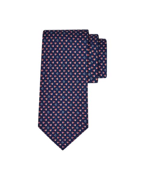 FERRAGAMO Ties Blue, Red