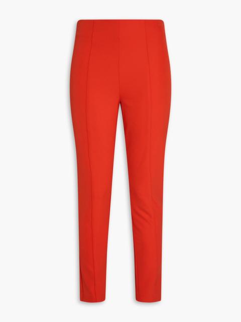 VERONICA BEARD Honolulu cropped stretch-crepe slim-leg pants