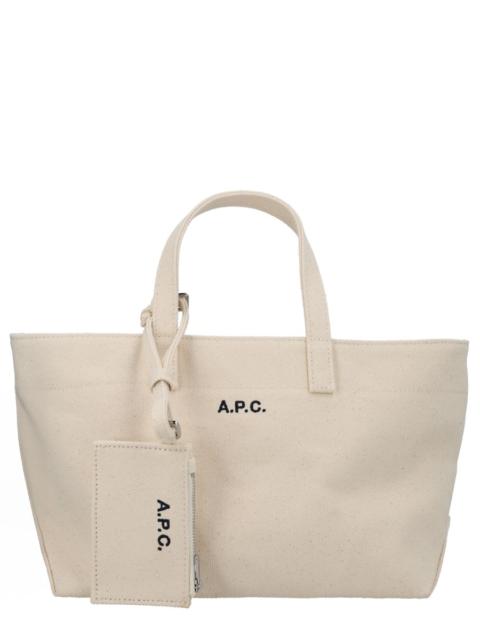 A.P.C. COTTON LE DRUMMER TOTE BAG