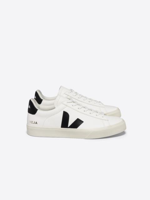 VEJA CAMPO LEATHER WHITE BLACK