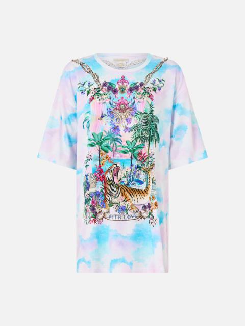CAMILLA OVERSIZED BAND TEE - MULTI