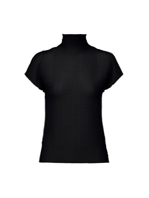 ISSEY MIYAKE WOOLY PLEATS BK/WT-56