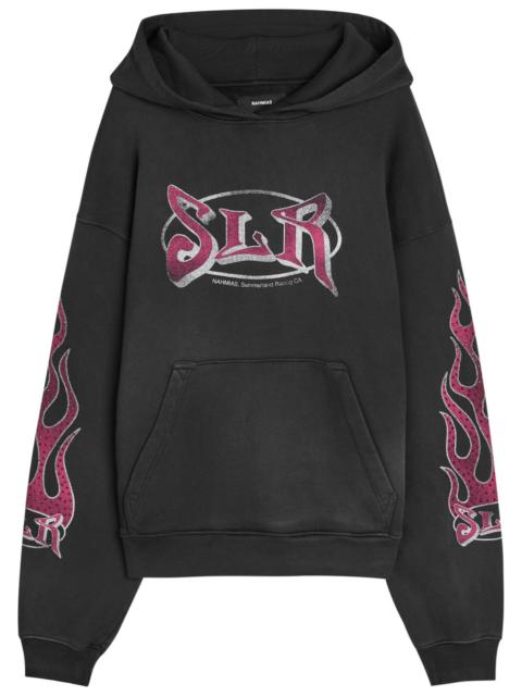 NAHMIAS Nahmias Summerland Racing Hooded Cotton Sweatshirt