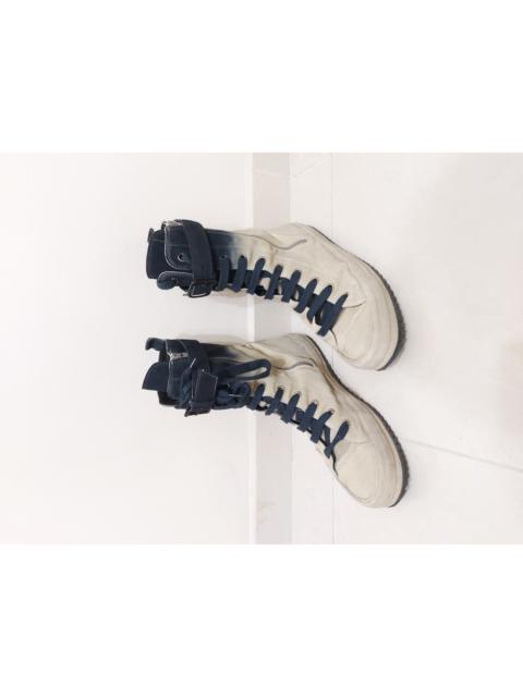 Ann Demeulemeester Gradient Ombre Scamosciato Strap Buckle Sneakers