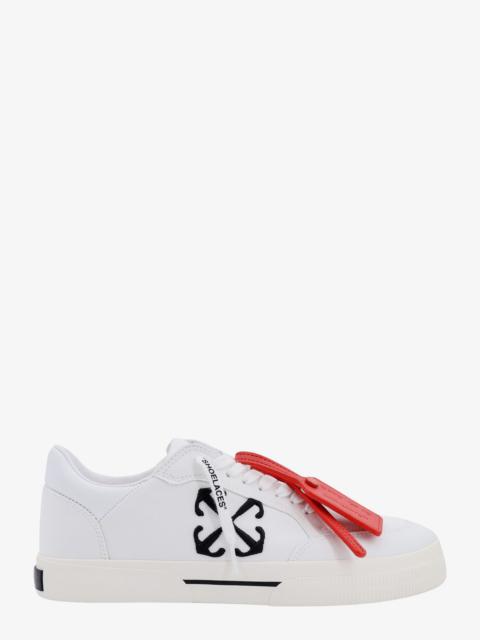 Off White Man New Low Vulcanized Man White Sneakers
