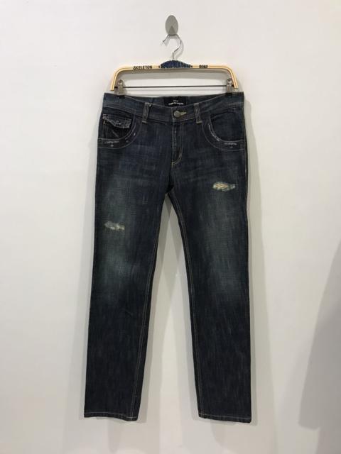 COMME des GARCONS tricot Rei Kawakubo AD04 Distressed Denim