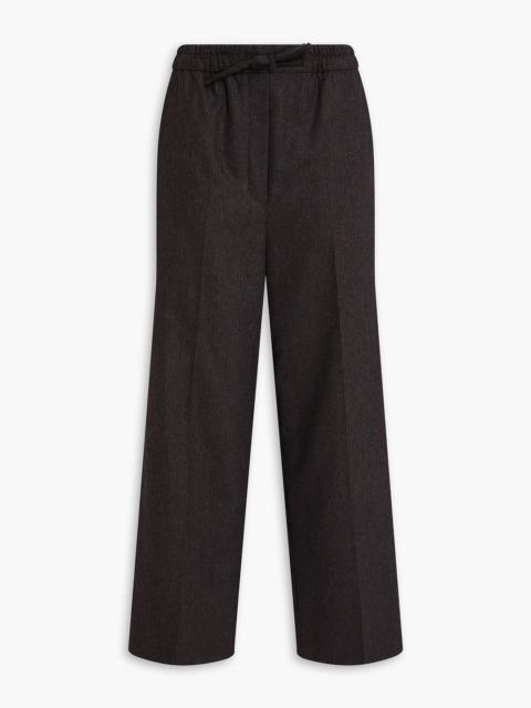 Sandro Wool-blend wide-leg pants