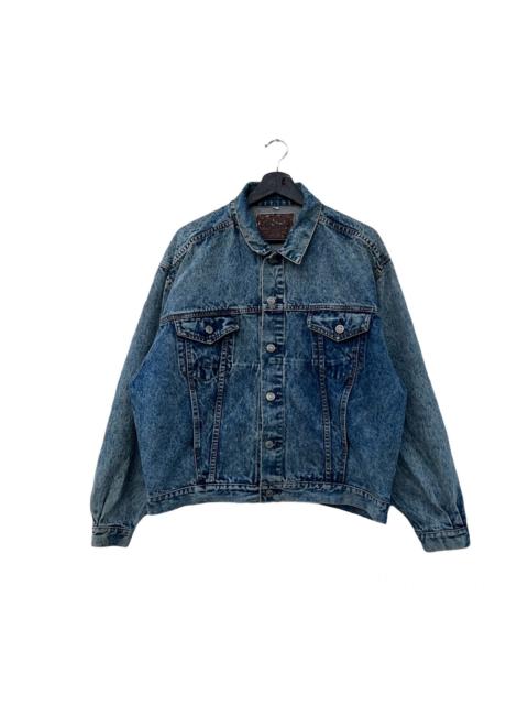 Other Designers Japanese Brand - VINTAGE TRUCKER DENIM JACKET WDE WONDER