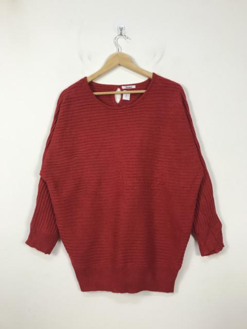 Other Designers Japanese Brand - Red Glitter Batwing Knitwear #2720