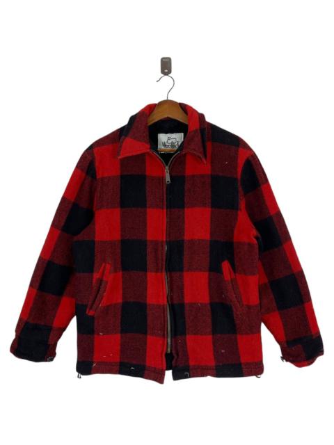 Other Designers Woolrich Woolen Mills - ⚡️🔥 VINTAGE WOOLRICH RED TARTAN WOOL ZIPPER JACKET