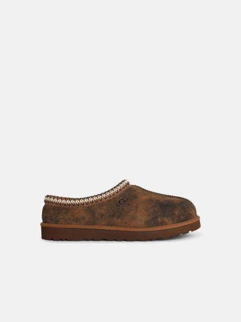 UGG 'TASMAN BAXTER' CHESTNUT SUEDE SLIPPERS