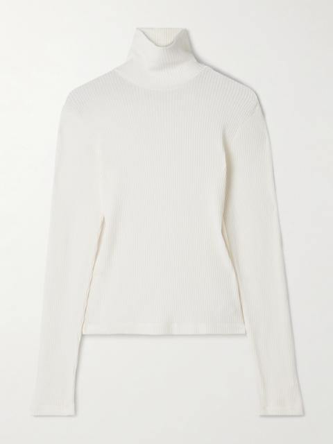 Citizens of Humanity Caradene Ribbed Stretch-lyocell Turtleneck Sweater