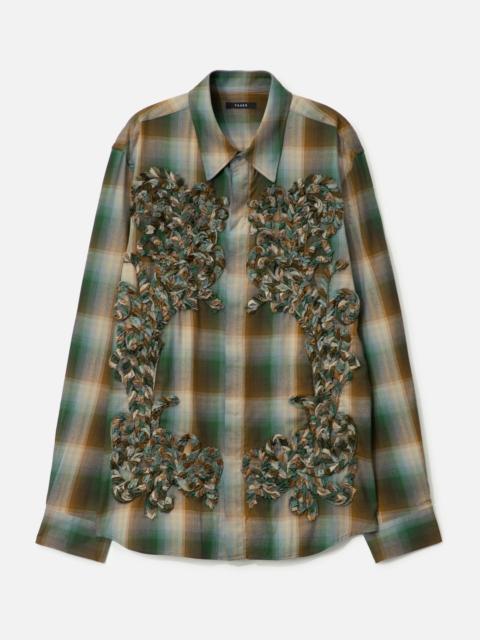 TAAKK CHECK EMBROIDERY SHIRT