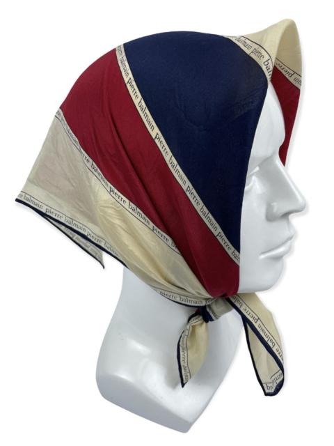 Other Designers Vintage - PIERRE BALMAIN BANDANA HANDKERCHIEF POCKETSQUARE - HC 0089