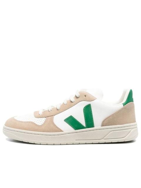 VEJA Veja V-10 Chromfree Low-Top Sneakers 'White Beige Green' VX0503146