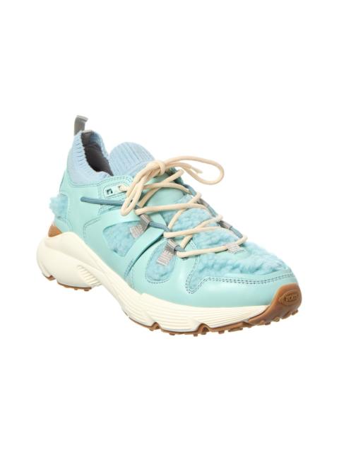 Tod's TOD’s Sportivo Runner Shearling & Leather Sneaker