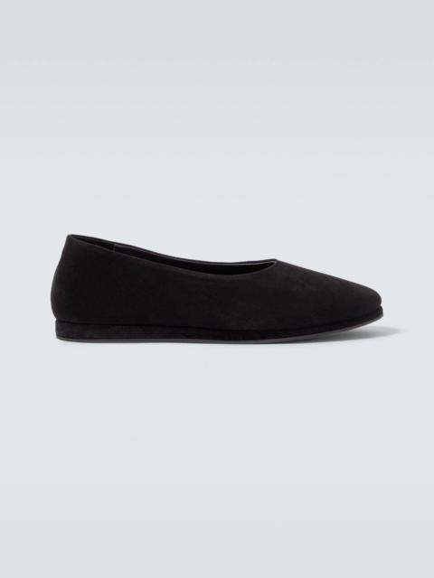 SAMAN AMEL City suede slip-on shoes