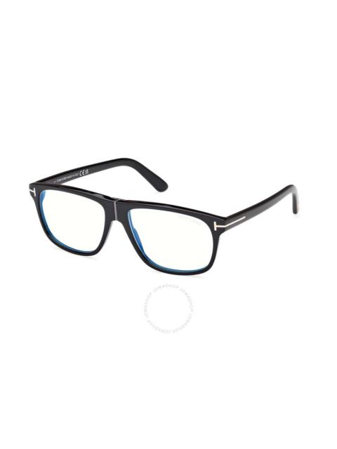 Tom Ford Blue Light Block Square Men's Eyeglasses FT5978-B 001 56