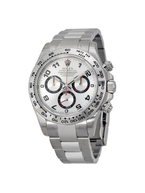 ROLEX Rolex Cosmograph Daytona Silver Dial 18K White Gold Oyster Bracelet Automatic Men's Watch 116509SAO