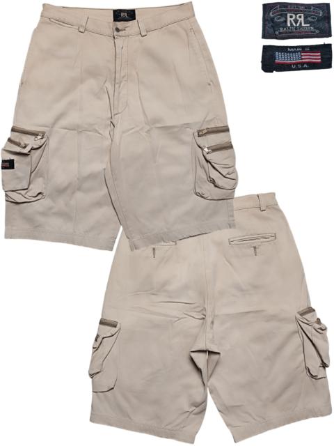 Other Designers Polo Ralph Lauren × RRL Ralph Lauren × Vintage - Vintage 90 Double RL Ralph Lauren Cargo Shorts