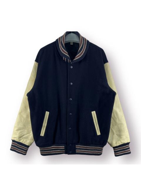 Other Designers 🔥 SOLD OUT 🔥 Vintage Uniqlo Varsity leather jacket - L